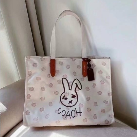 Coach | Bags | Coach Lunar New Year Tote 42 With Rabbit In 0 Percent ...